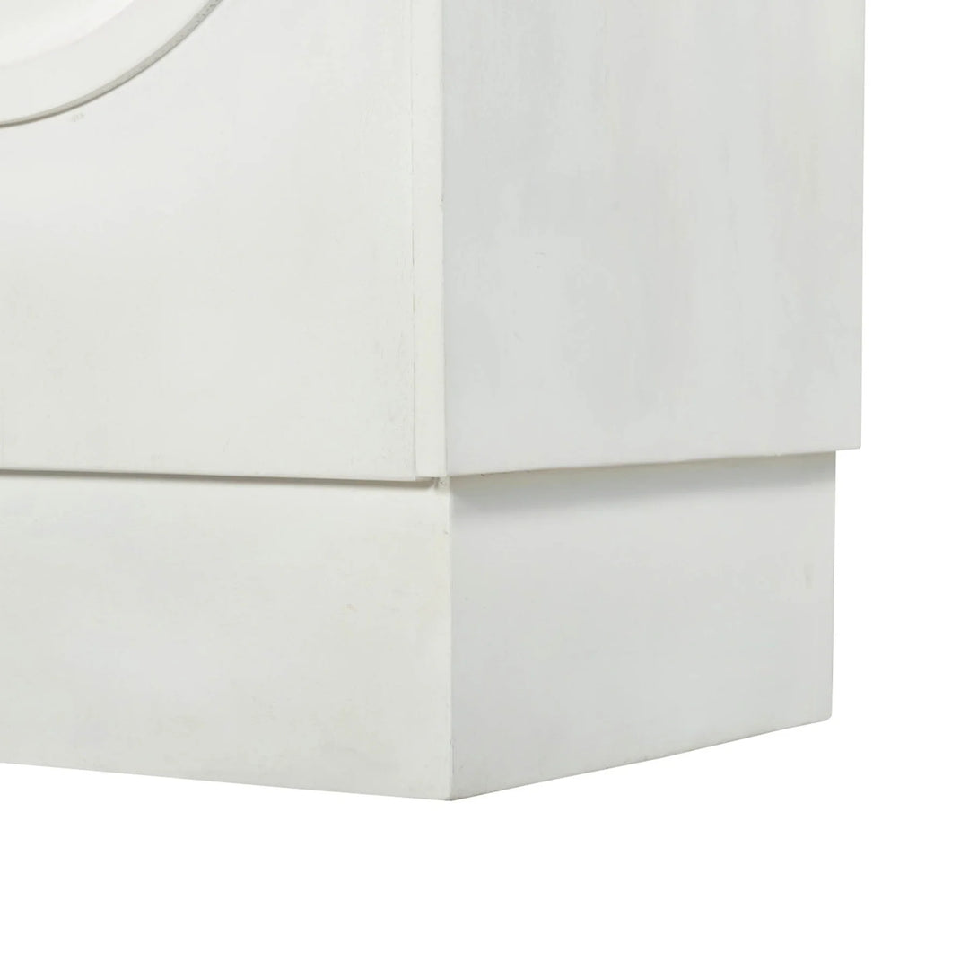 Tempo Sideboard in White Wash base detail - arched door sideboard by LH Imports - Whats New Furniture Portland OR