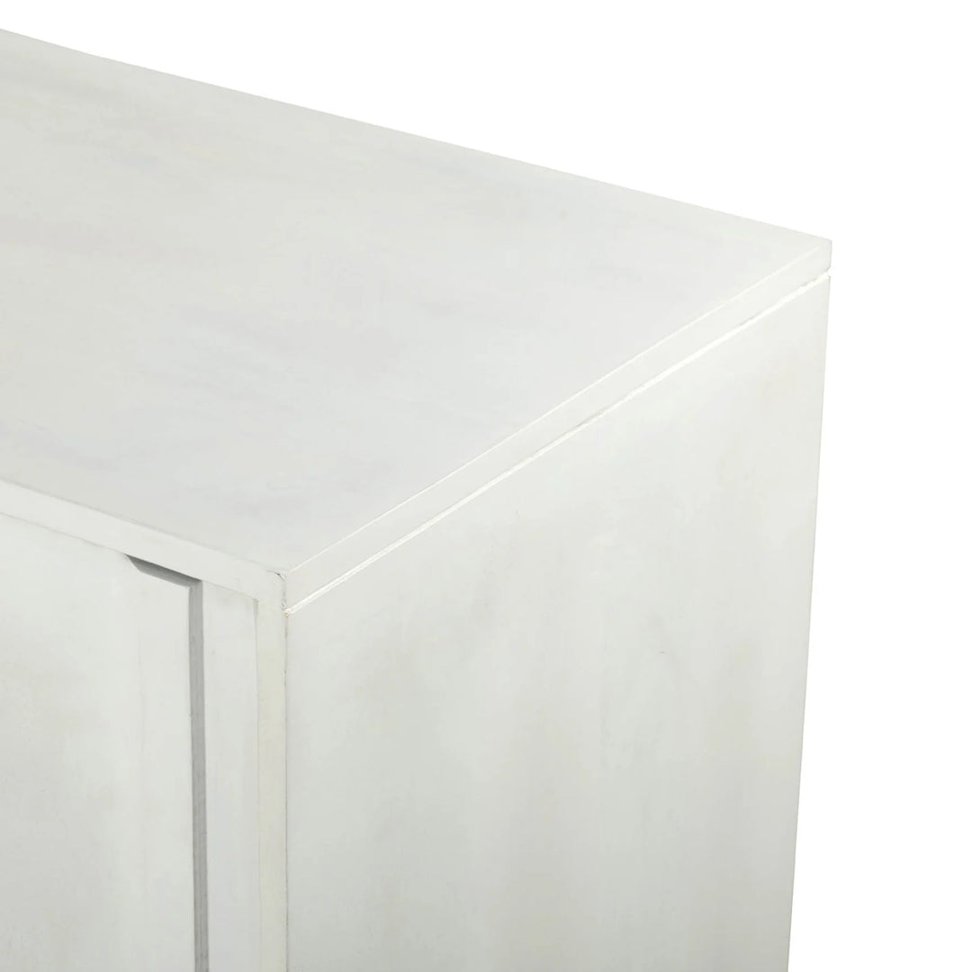 Tempo Sideboard in White Wash top detail - arched door sideboard by LH Imports - Whats New Furniture Portland OR