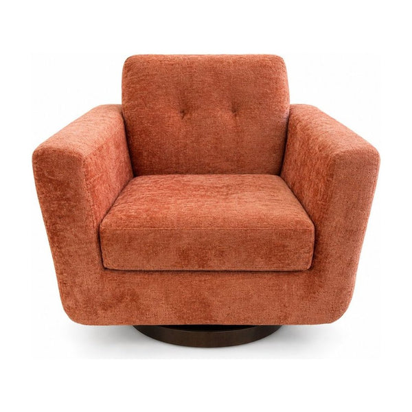 Terra Rose contemporary glider armchair with rounded arms and a deep upholstered seat - Whats New Furniture Portland OR