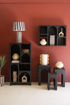 Textured Black Wall Cubbie — view 3