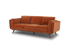 The Powell Sofa configuration shot - mid-century padded-arm sofa private label - Whats New Furniture Portland OR