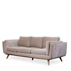 The Powell Sofa lifestyle setting - mid-century padded-arm sofa private label - Whats New Furniture Portland OR