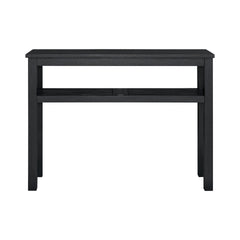 Tiburon Console Table in amber acacia fabric closeup - solid acacia console table by NPD - Whats New Furniture Portland OR