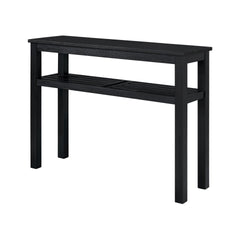 Tiburon Console Table in amber acacia configuration shot - solid acacia console table by NPD - Whats New Furniture Portland OR