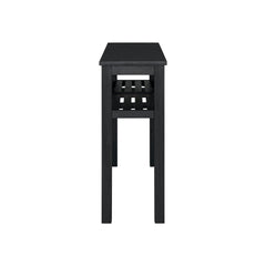 Tiburon Console Table in amber acacia fabric detail - solid acacia console table by NPD - Whats New Furniture Portland OR