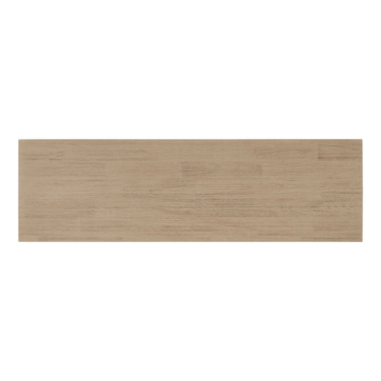 Tiburon Console Table in Drifted Sand back view - solid acacia console table by NPD - Whats New Furniture Portland OR