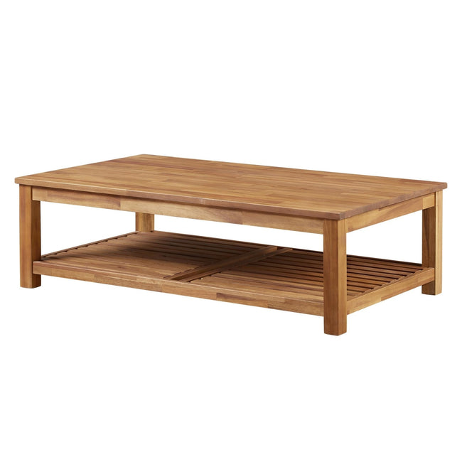 Tiburon Coffee Table in amber acacia - modern coffee table by NPD - Whats New Furniture Portland OR