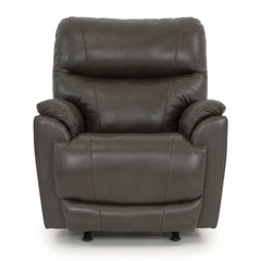 Timberline Leather Power Recliner by Stanton in Delray Shiitake — Oregon-made studio product photo — What&