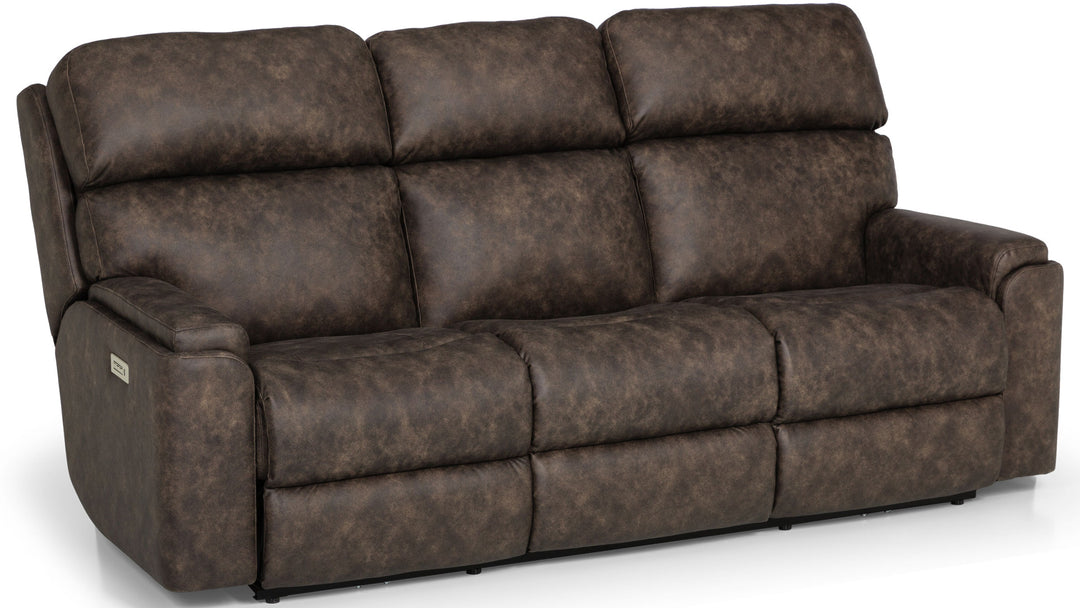 Timberline power reclining sofa by Stanton, made in Canby Oregon