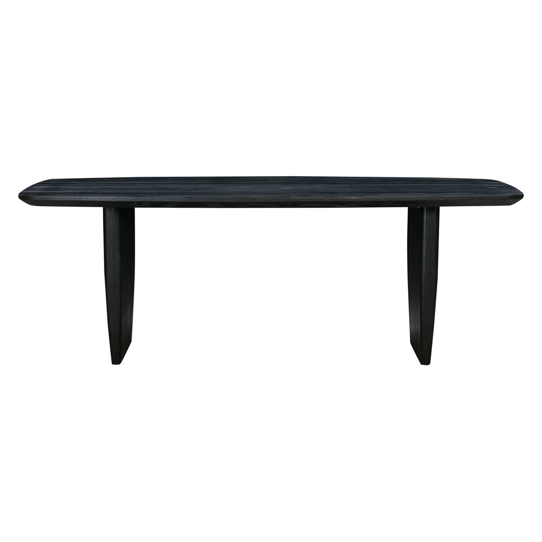 Tonic Dining Table in Black - European oak dining table by LH Imports - Whats New Furniture Portland OR