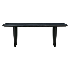 Tonic Dining Table in Black - European oak dining table by LH Imports - Whats New Furniture Portland OR