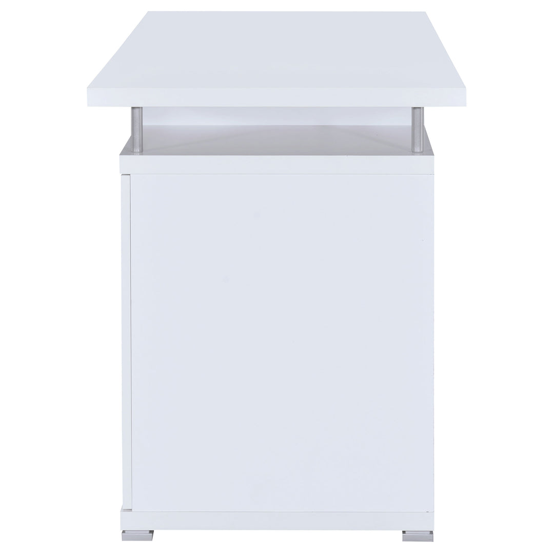 Tracy 55-inch 2-drawer Office Computer Desk White - What&