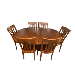 Traditional Dining Table w/ Chairs detail view - Whats New Furniture - Portland, Oregon
