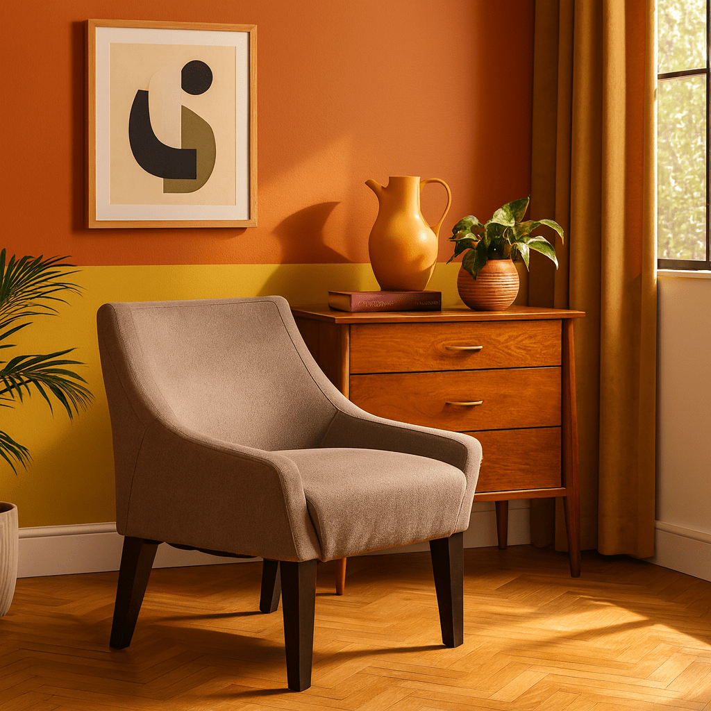Transitional Accent Chair detail view 4 - Whats New Furniture - Portland, Oregon