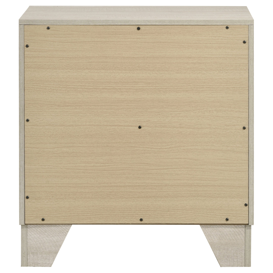 Trenton 2-drawer Nightstand Bedside Table Rustic Cream - What&