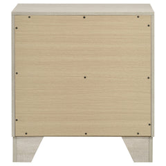 Trenton 2-drawer Nightstand Bedside Table Rustic Cream - What&