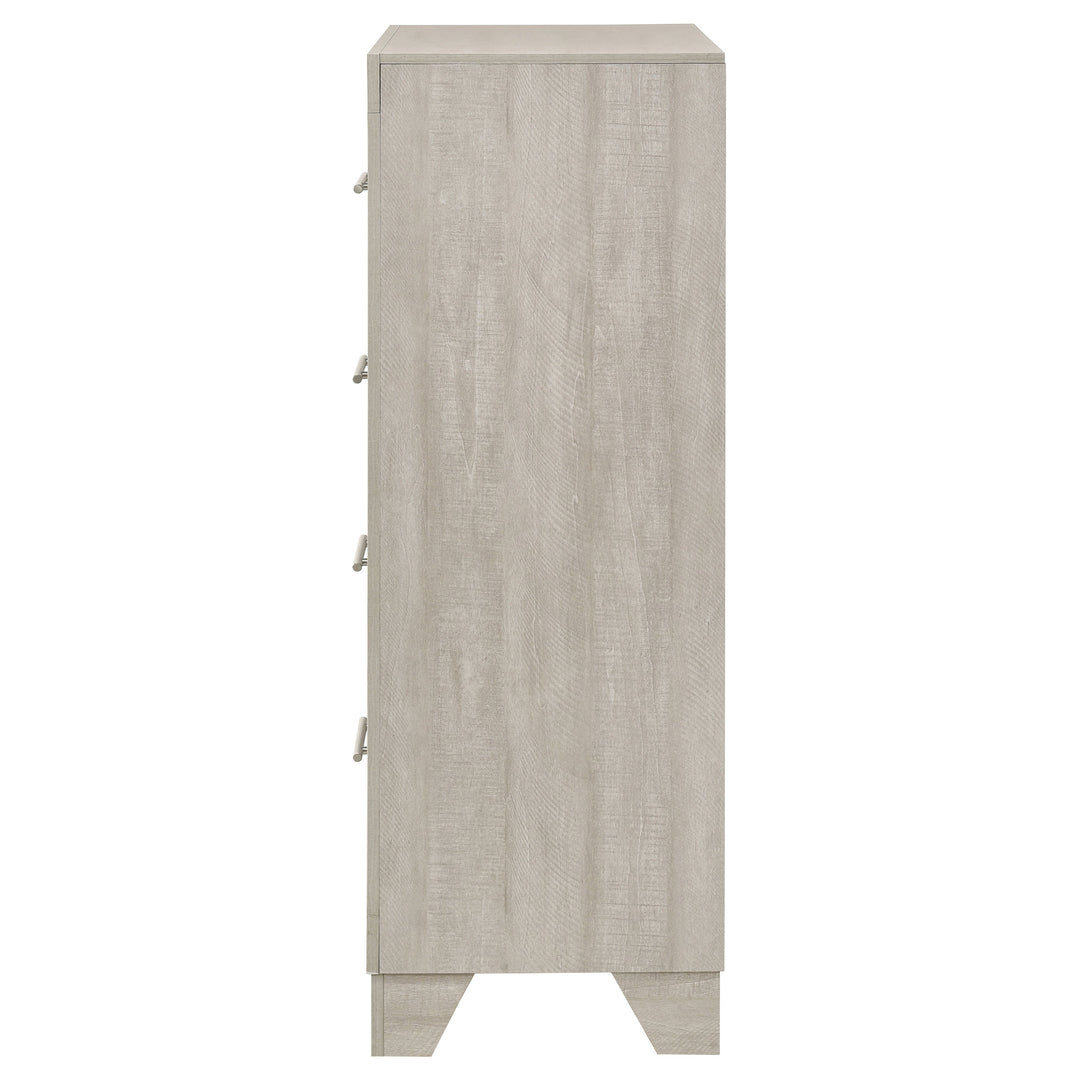 Trenton 4-drawer Bedroom Chest of Drawers Rustic Cream - What&
