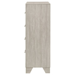Trenton 4-drawer Bedroom Chest of Drawers Rustic Cream - What&