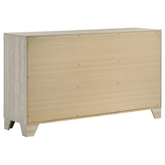Trenton 6-drawer Bedroom Dresser Rustic Cream - What&