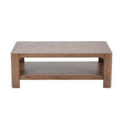 Trevin KD Rectangular Coffee Table in Walnut alternate view - rectangular coffee table by NPD - Whats New Furniture Portland OR