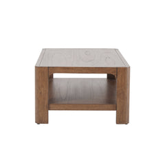 Trevin KD Rectangular Coffee Table in Walnut side view - rectangular coffee table by NPD - Whats New Furniture Portland OR
