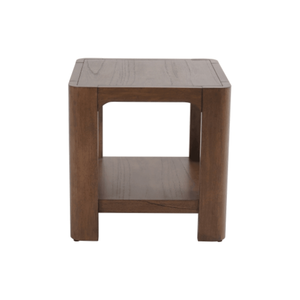 Trevin KD Side/End Table in Walnut - side end table by NPD - Whats New Furniture Portland OR