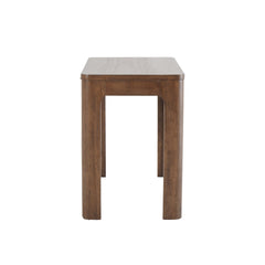 Trevin KD Small 1 Drawer Desk in Walnut side view - Walnut small drawer desk by NPD - Whats New Furniture Portland OR