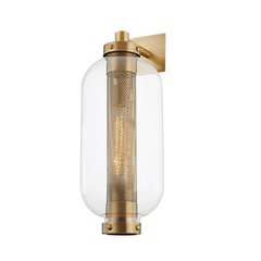 Atwater Exterior Wall Sconce, Patina Brass by Troy Lighting - product view - Whats New Furniture Portland OR