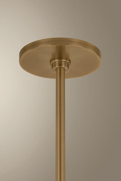 Flinders Pendant, Patina Brass by Troy Lighting detail view 4 - Whats New Furniture Portland OR