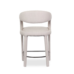 U-Shaped Upholstered Stool detail view 3 - What&