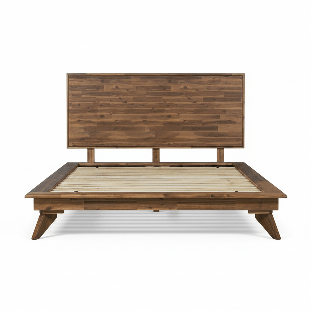 Denali American Walnut Queen Bed - Whats New Furniture - Portland, Oregon