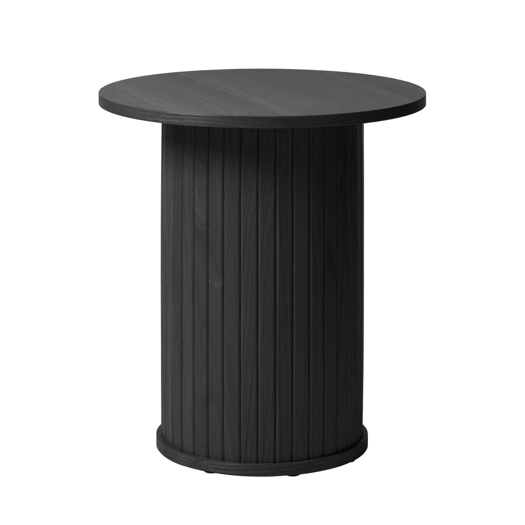 Nola Side Table in Black Oak front view - side table by Unique Furniture - Whats New Furniture Portland OR
