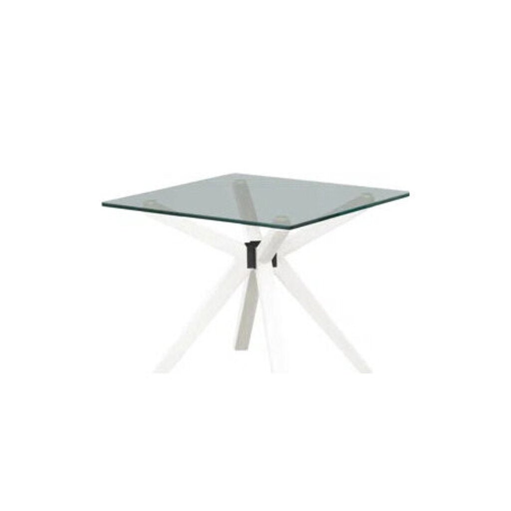 Rainier Side Table in White - Whats New Furniture - Portland, Oregon