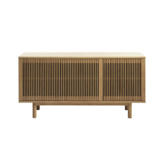 Tiber Sideboard in Natural Oak front view - sideboard by Unique Furniture - Whats New Furniture Portland OR