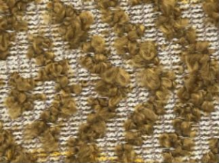 Upland Meadow olive gold boucle throw pillow fabric on cream by Decor Fifty-Five - Whats New Furniture Portland OR