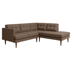Urban Sectional in Bark - Oregon-made chaise sectional by Stanton - Whats New Furniture Portland OR