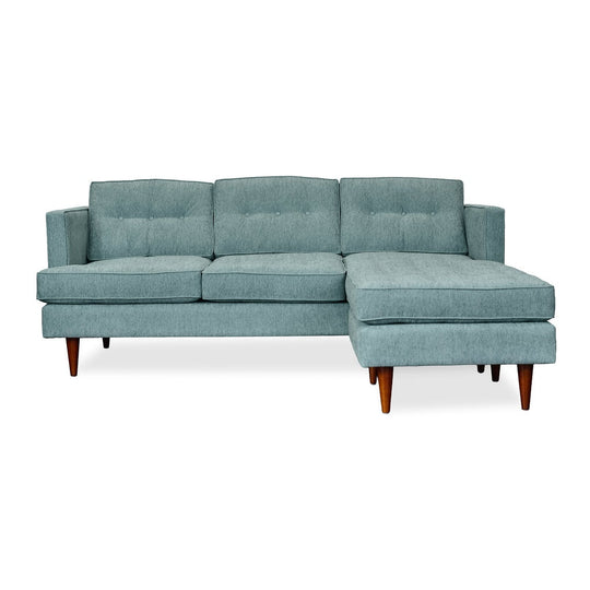 Urban Sofa Chaise in fabric - sofa with floating chaise by Stanton - Whats New Furniture Portland OR