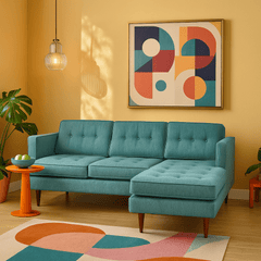 Urban Sofa Chaise - construction detail - mid-century modern sofas - Whats New Furniture Portland OR
