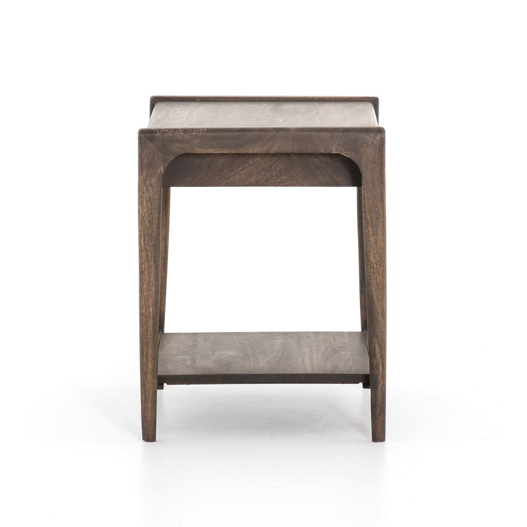 Valeria End Table Aged Brown
