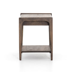 Valeria End Table Aged Brown