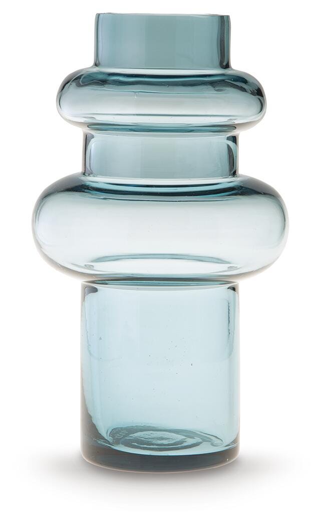 Vallmen 10-Inch Vase in Blue — official Ashley Furniture studio view