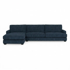 Vantage Sectional in Lush Marine RHF front view - Oregon-made by Stanton - Whats New Furniture Portland OR