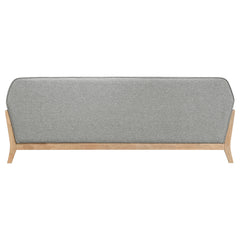 Vaughn Fabric Upholstered Flared Arm Sofa Grey - What&
