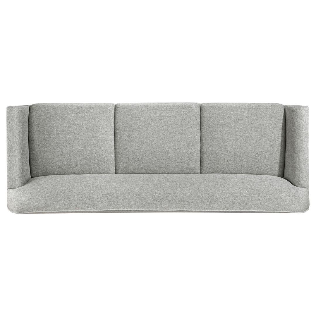 Vaughn Fabric Upholstered Flared Arm Sofa Grey - What&