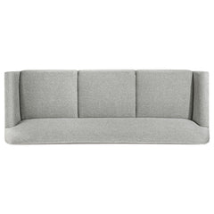 Vaughn Fabric Upholstered Flared Arm Sofa Grey - What&