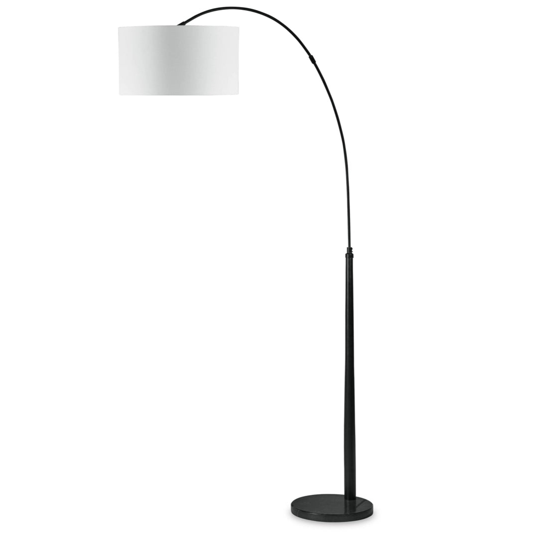 Veergate Arc Lamp in White - arc floor lamp by Ashley - Whats New Furniture Portland OR