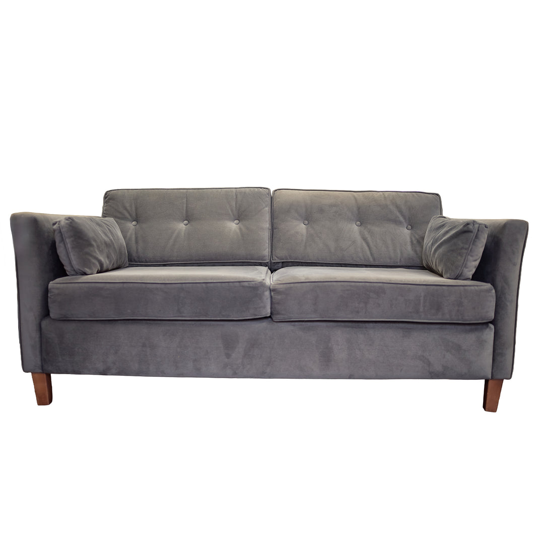 Velvet Mid Century Modern Sofa - Whats New Furniture - Portland, Oregon