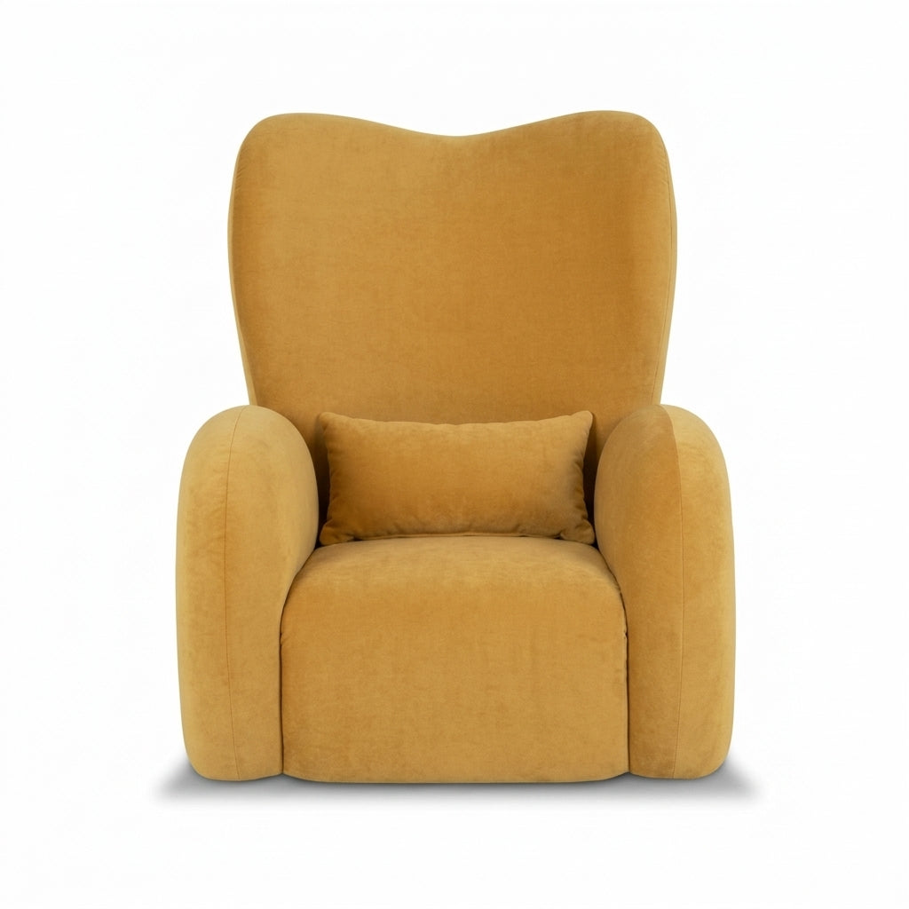 Victoria Accent Wing Chair in Canna Fennel view 22 - oversized wingback accent chair private label - Whats New Furniture Portland OR