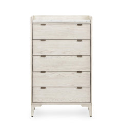 Viggo Tall Dresser Vintage White Oak - Dresser by Four Hands - What&