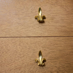 Vintage 1 Drawer Nightstand detail view 3 - Whats New Furniture - Portland, Oregon